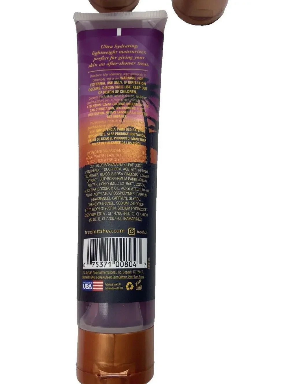 Tree Hut Island Bliss Hydro Light Gel Coconut 4pc Set New Body Care